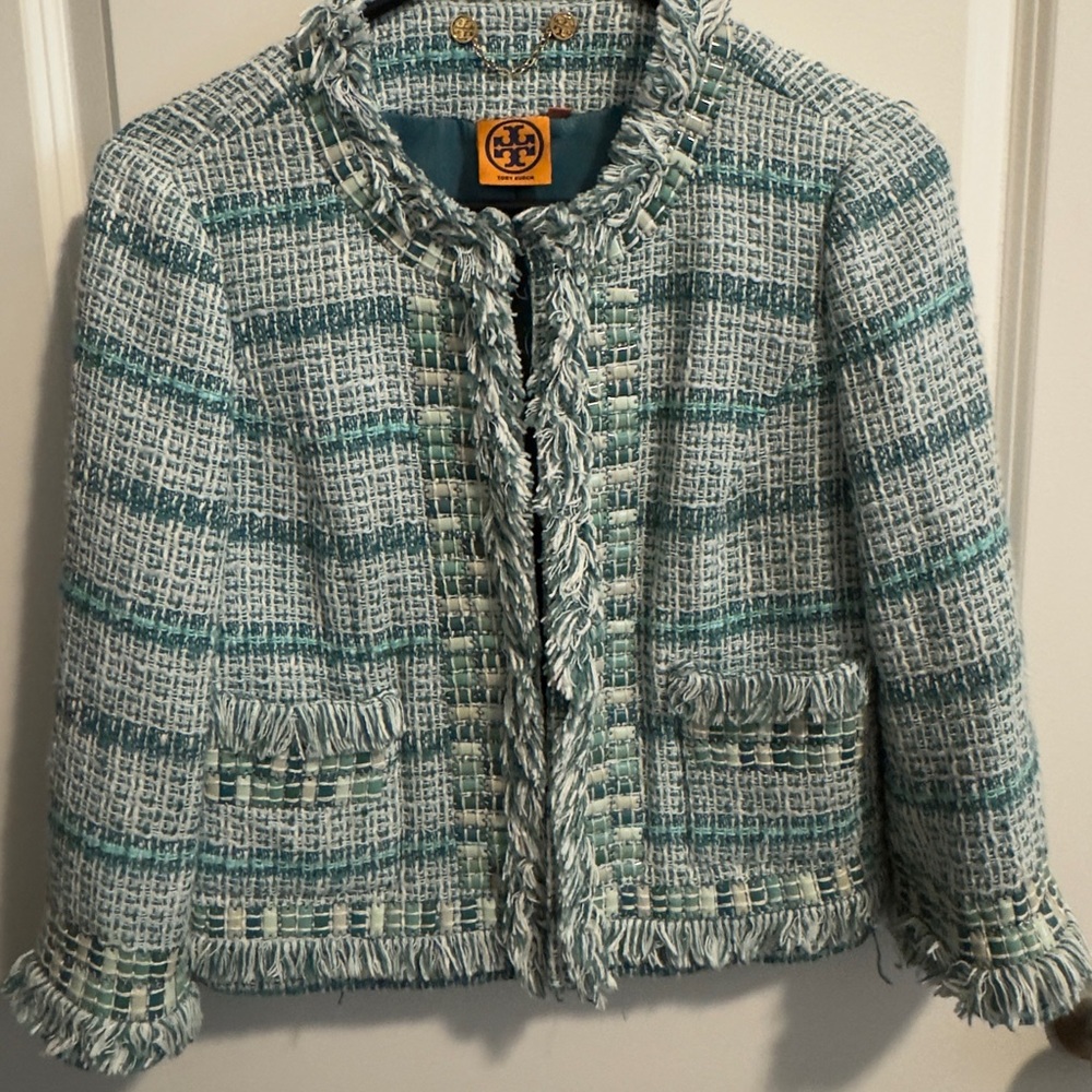 Tory Burch Curtis Tweed Jacket.  Size 4